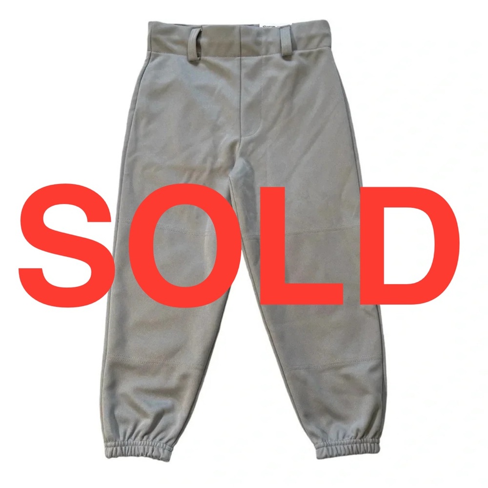 Easton Pro+ Pull Up‎ Pant Youth Baseball Pant Gray Medium NWT